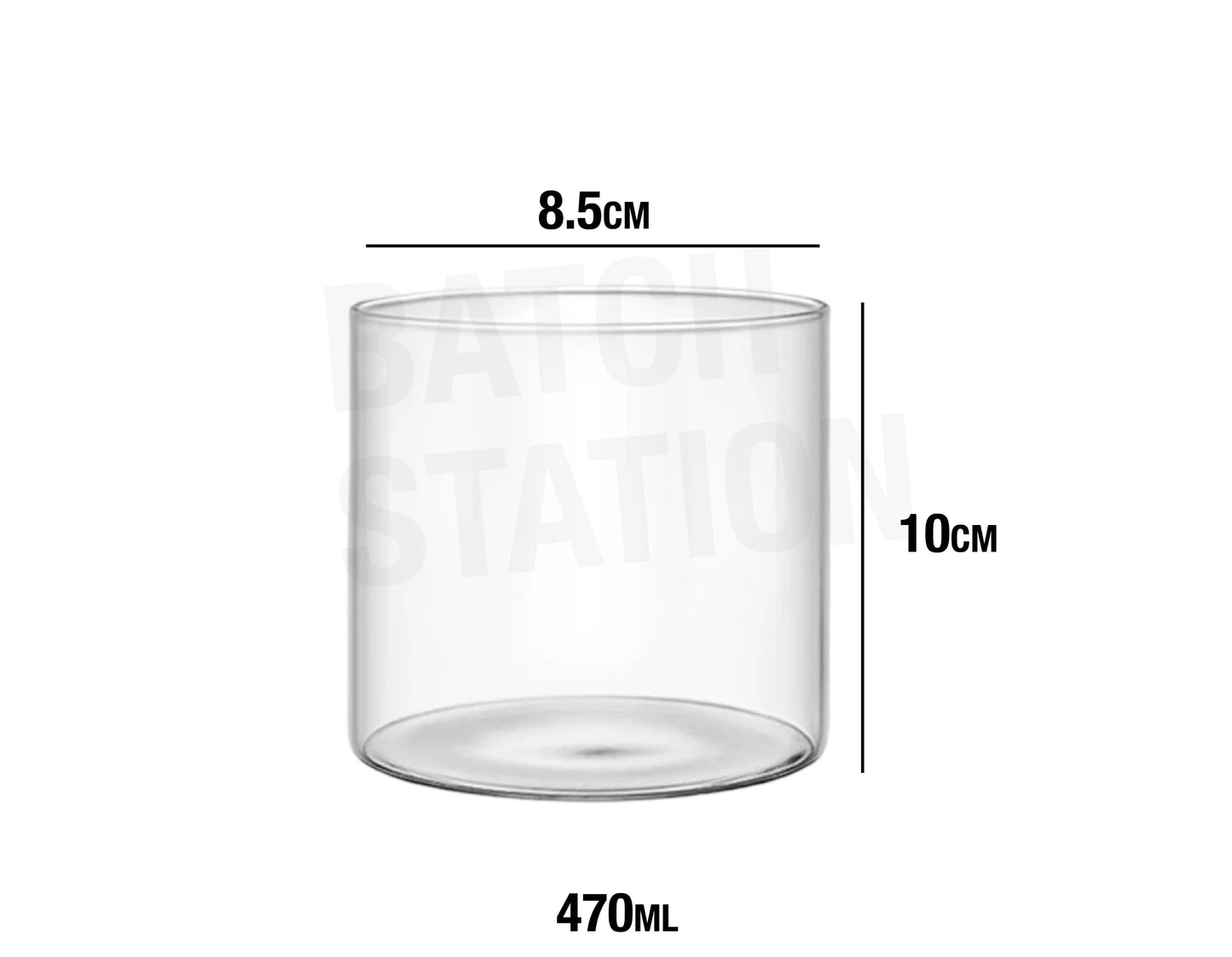 Transparent Jar 470ml