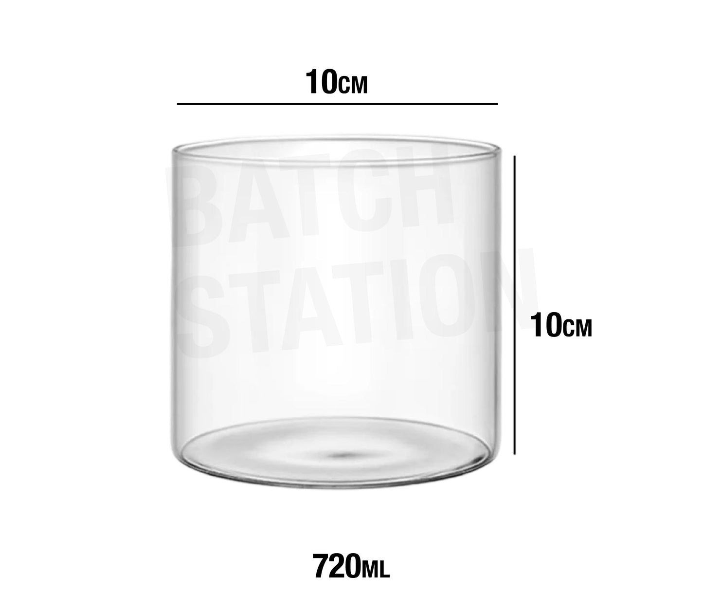 Transparent Jar 720ml