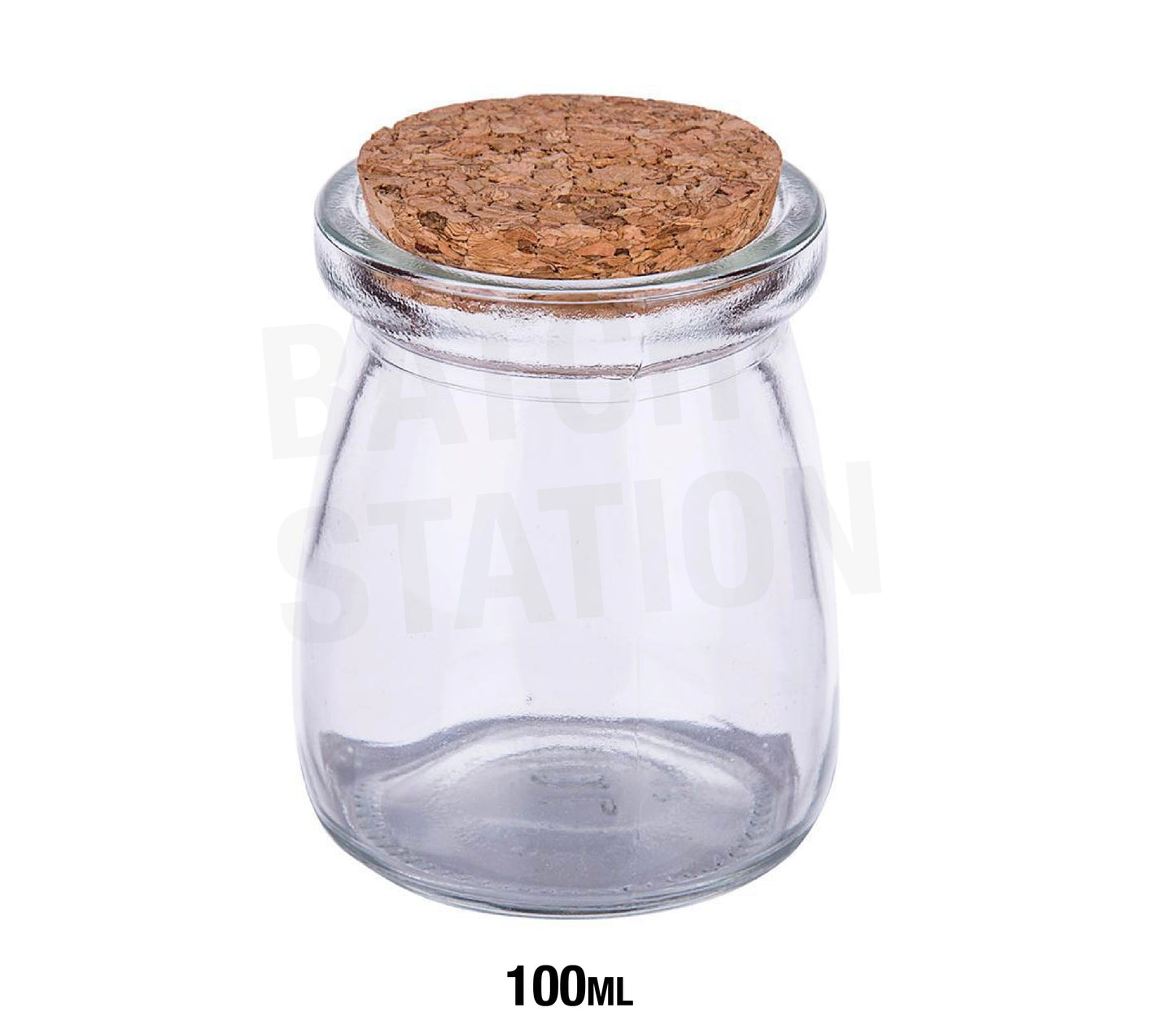 Transparent Jar with cork