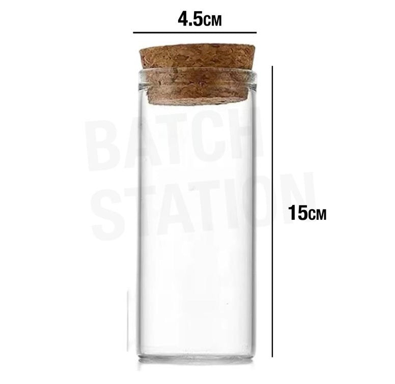 Drift transparent Jar 4.5*15 cm