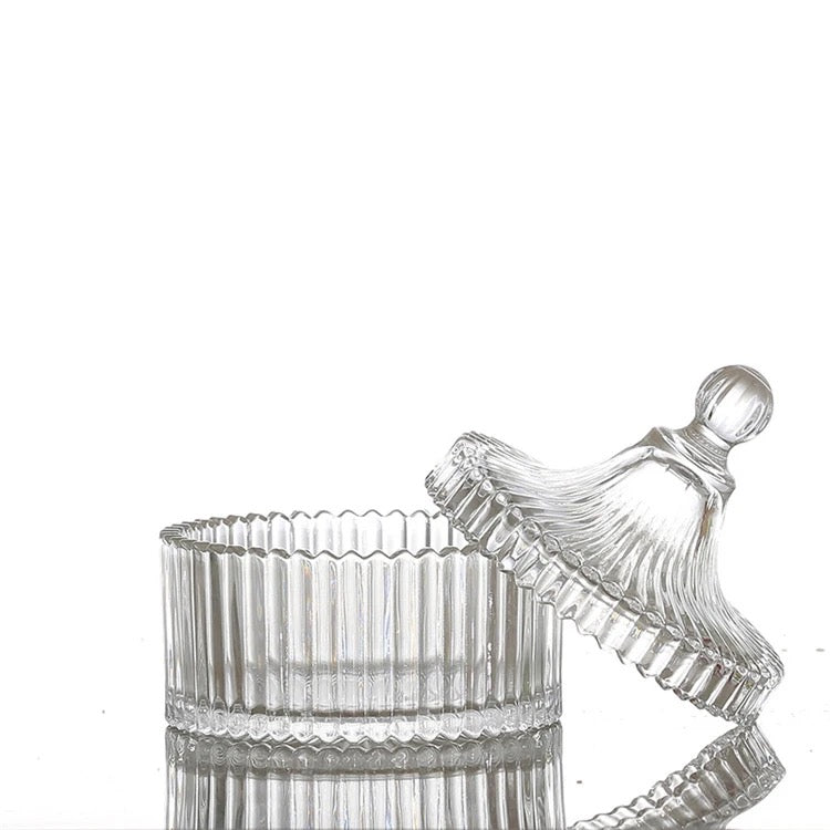 Transparent Jars With Glass Lid 75ml