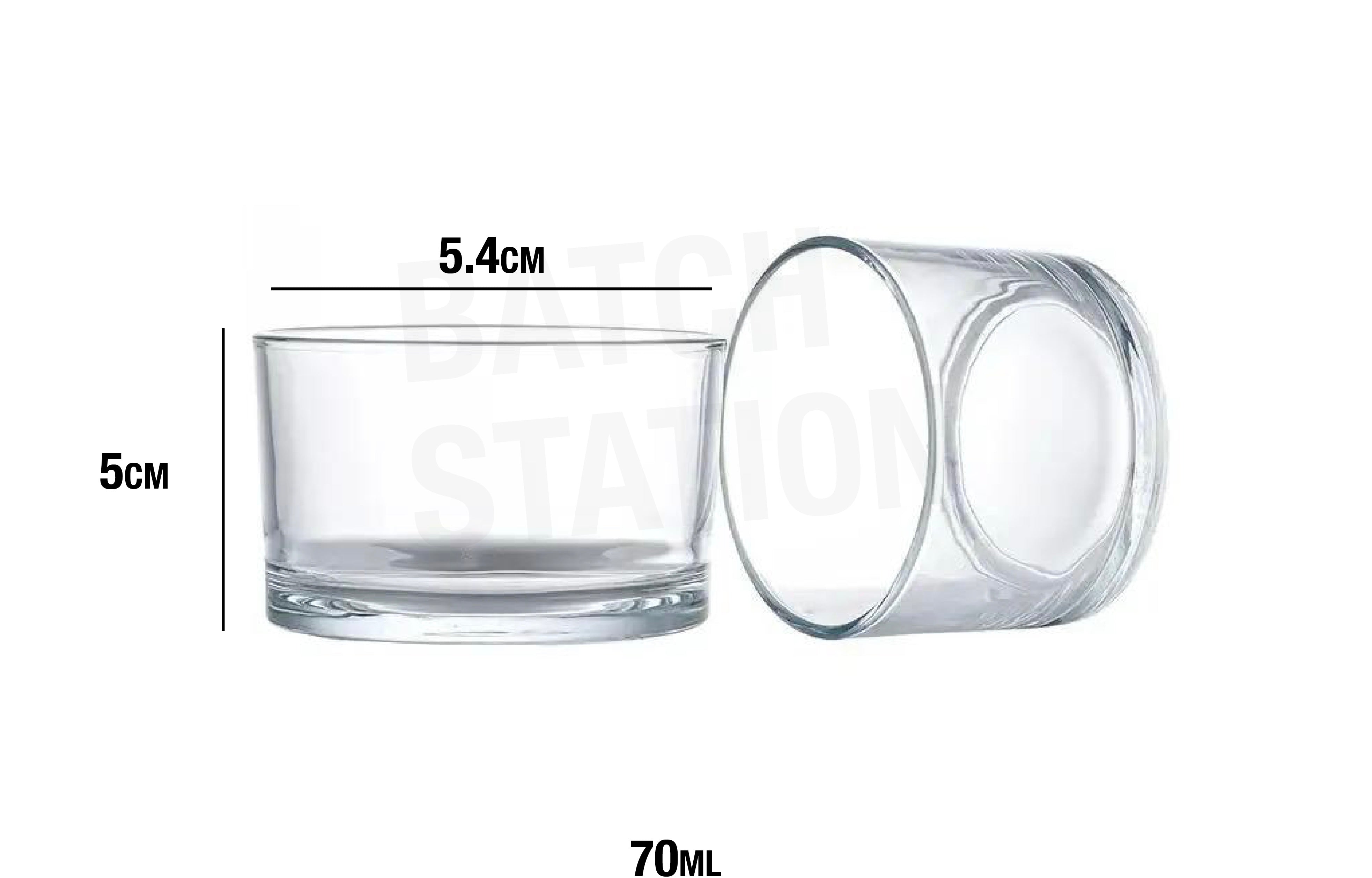 Lbatch Lettering Transparent Transparent Jar 70ml – Batch station