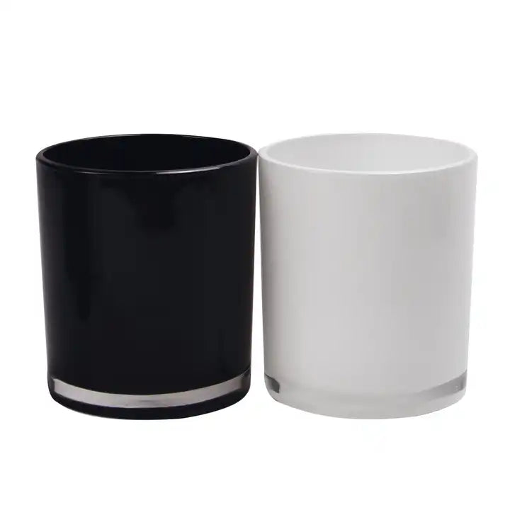 Colored Jar with Metal Lid