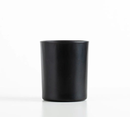 Colored Jar with Bamboo Lid