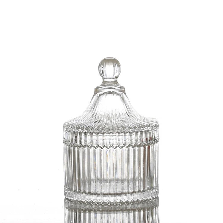 Transparent Jars With Glass Lid 75ml